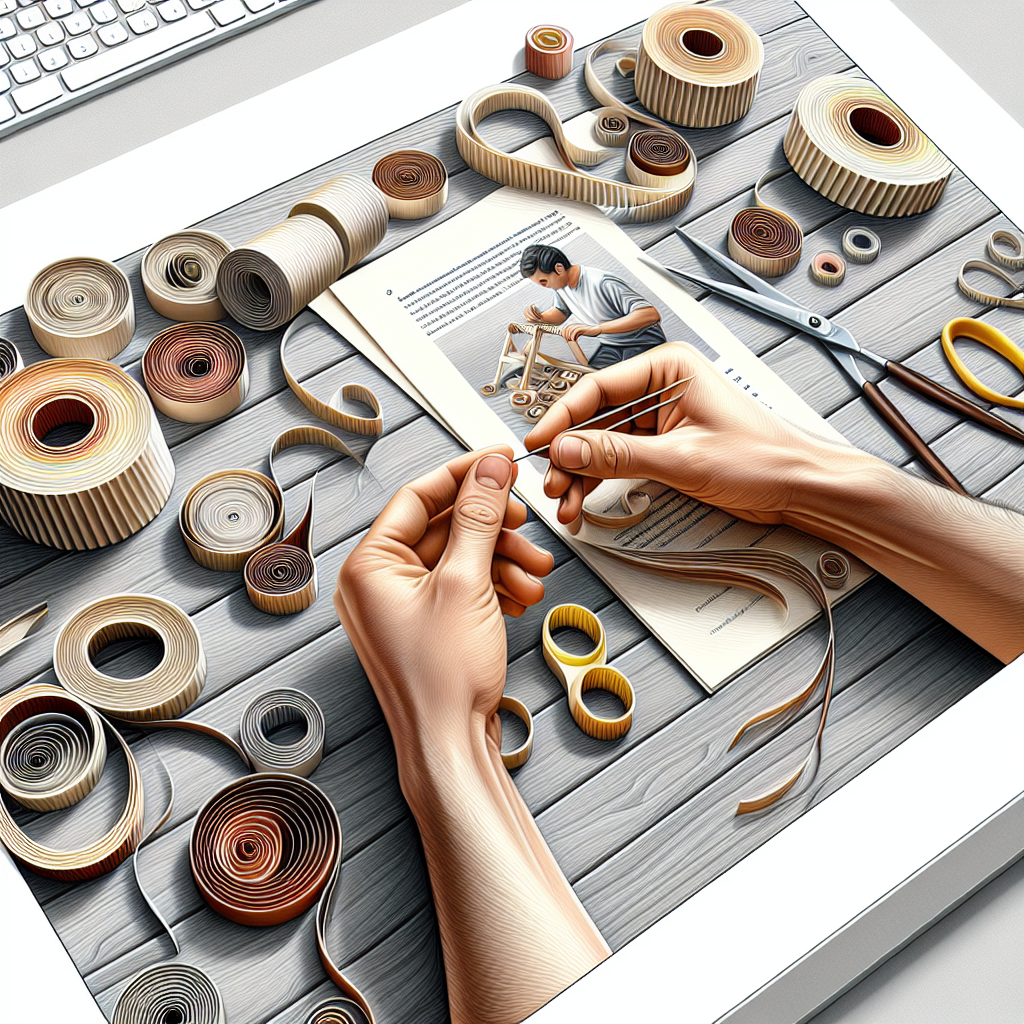 Jak nauczyć się techniki quillingu?