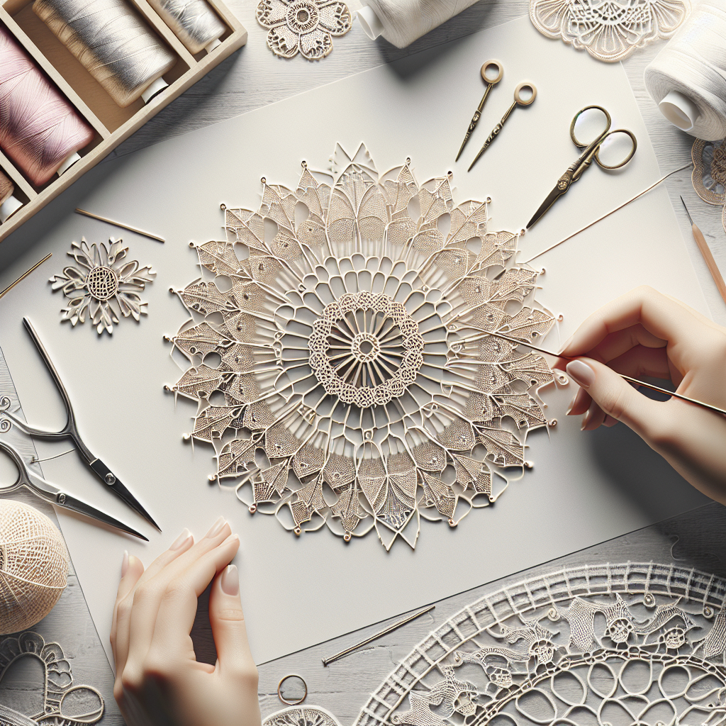 Jak zacząć tworzyć ozdoby z koronek?