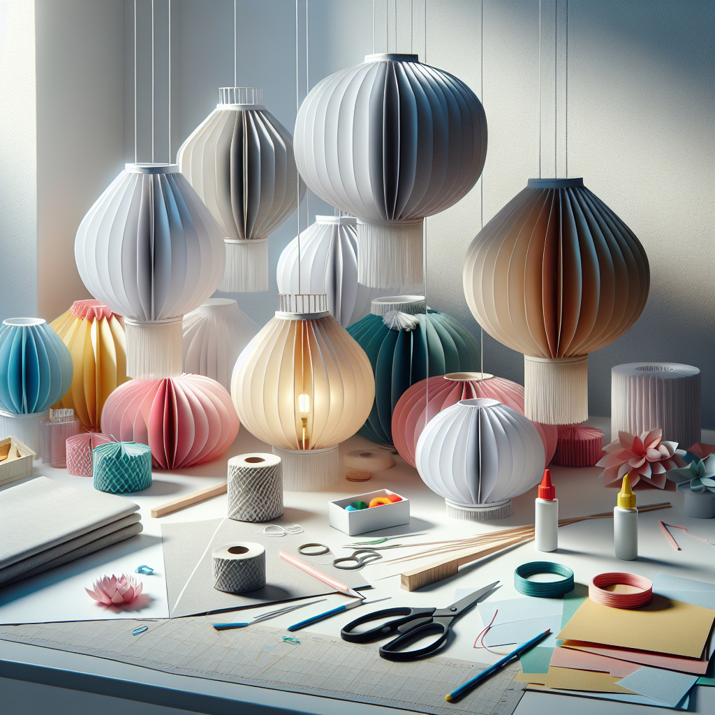 Jak nauczyć się tworzyć lampiony z papieru?